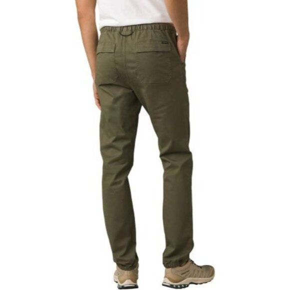 PrAna High Rock Pant Cargo Green Mens XXL/32 Standard Fit Tapered Leg Stretch - Picture 2 of 4